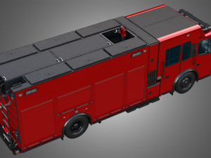 Ferrara Fire Apparatus - MVP Rescue Pumper 3D 모델