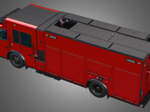 Ferrara Fire Apparatus - MVP Rescue Pumper 3D 모델