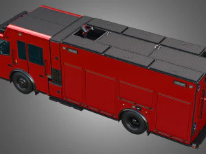 Ferrara Fire Apparatus - MVP Rescue Pumper 3D Model