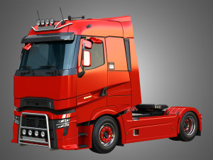 T520 - High Range Truck - Single Axle 3D Model