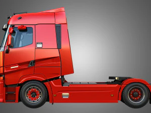 T520 - High Range Truck - Single Axle 3D Model