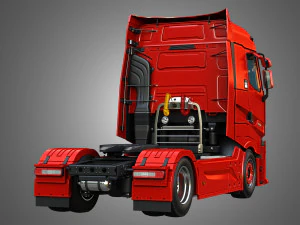 T520 - High Range Truck - Single Axle 3D Model