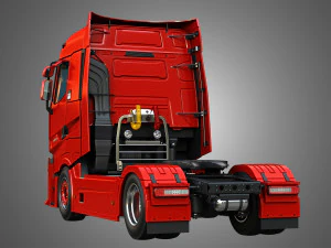 T520 - High Range Truck - Single Axle 3D Model