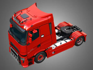 T520 - High Range Truck - Single Axle 3D Model