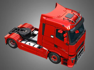 T520 - High Range Truck - Single Axle 3D Model