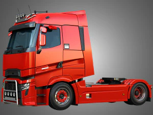 T520 - High Range Truck - Single Axle 3D Model