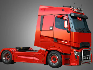 T520 - High Range Truck - Single Axle 3D Model