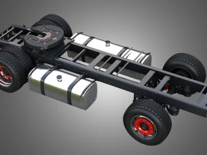 T520 - High Range Truck - Single Axle 3D Model