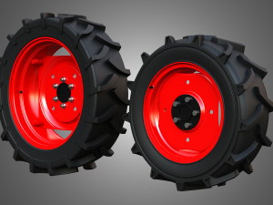Jivo 365ti Wheel and Tire 3D 模型