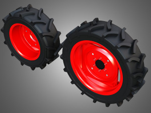 Jivo 365ti Wheel and Tire 3D 模型