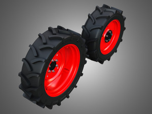 Jivo 365ti Wheel and Tire 3D 模型