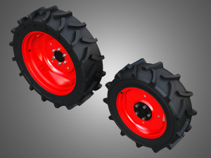 Jivo 365ti Wheel and Tire 3D 模型