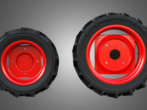 Jivo 365ti Wheel and Tire 3D 模型