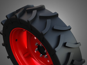 Jivo 365ti Wheel and Tire 3D 模型