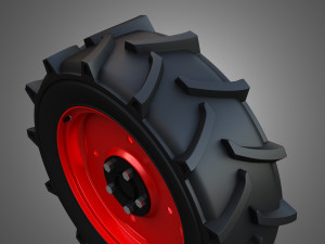 Jivo 365ti Wheel and Tire 3D 模型