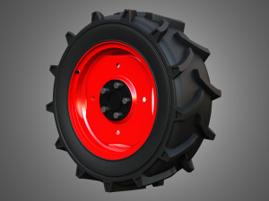 Jivo 365ti Wheel and Tire 3D 模型
