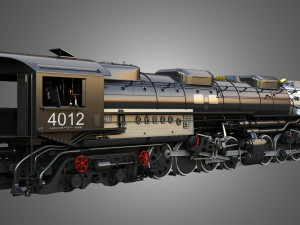 Big Boy 4014 - Steam Locomotive 3Dモデル