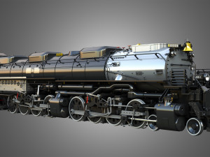 Big Boy 4014 - Steam Locomotive 3Dモデル