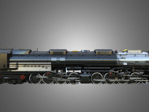 Big Boy 4014 - Steam Locomotive 3Dモデル