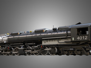 Big Boy 4014 - Steam Locomotive 3Dモデル