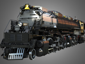 Big Boy 4014 - Steam Locomotive 3Dモデル