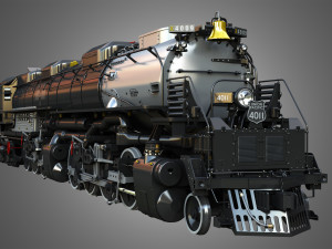 Big Boy 4014 - Steam Locomotive 3Dモデル
