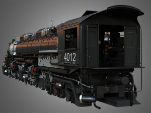 Big Boy 4014 - Steam Locomotive 3Dモデル
