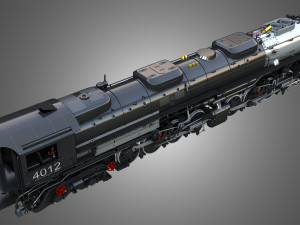 Big Boy 4014 - Steam Locomotive 3Dモデル