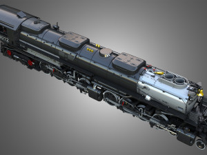 Big Boy 4014 - Steam Locomotive 3Dモデル