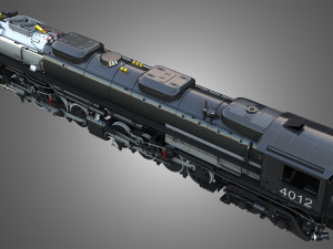 Big Boy 4014 - Steam Locomotive 3Dモデル