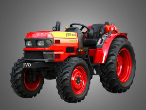 Mahindra JIVO - 365DI Tractor 3D 模型