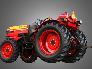 Mahindra JIVO - 365DI Tractor 3D 模型