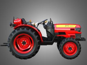 Mahindra JIVO - 365DI Tractor 3D 模型