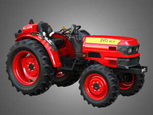 Mahindra JIVO - 365DI Tractor 3D 模型