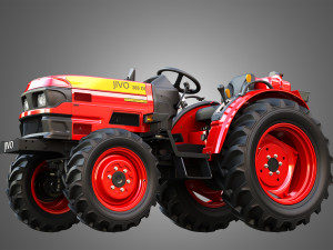 Mahindra JIVO - 365DI Tractor 3D 模型