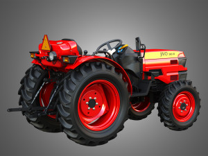 Mahindra JIVO - 365DI Tractor 3D 模型