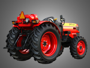 Mahindra JIVO - 365DI Tractor 3D 模型