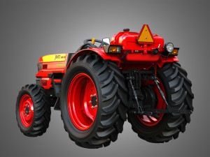Mahindra JIVO - 365DI Tractor 3D 模型