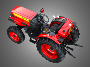 Mahindra JIVO - 365DI Tractor 3D 模型