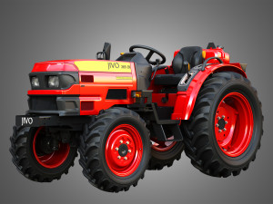 Mahindra JIVO - 365DI Tractor 3D Model