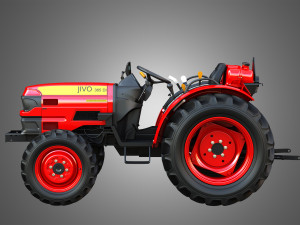 Mahindra JIVO - 365DI Tractor 3D 模型