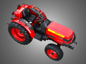 Mahindra JIVO - 365DI Tractor 3D 模型