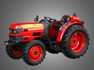 Mahindra JIVO - 365DI Tractor 3D 模型