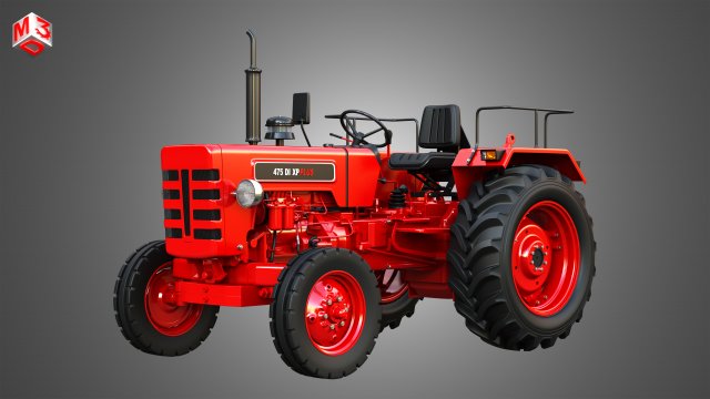 475 DI XP PLUS Tractor 3D-Modell .c4d .max .obj .3ds .fbx .stl .blend 