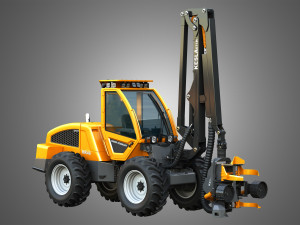 Sampo HR46X - Forestry Harvester Modèle 3D