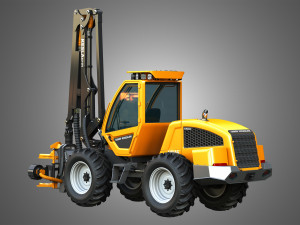 Sampo HR46X - Forestry Harvester Modèle 3D