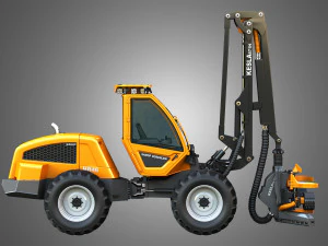 Sampo HR46X - Forestry Harvester 3D Model
