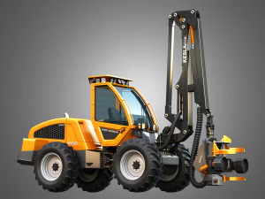 Sampo HR46X - Forestry Harvester 3D Model