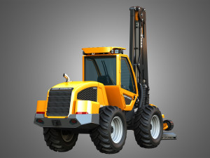 Sampo HR46X - Forestry Harvester Modèle 3D
