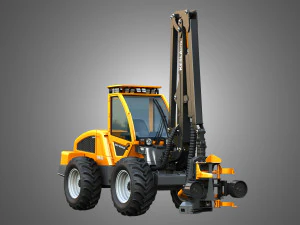 Sampo HR46X - Forestry Harvester 3D Model